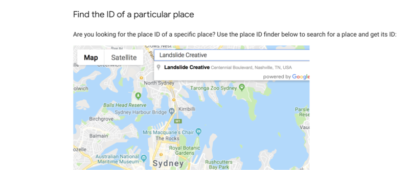 Google Places API